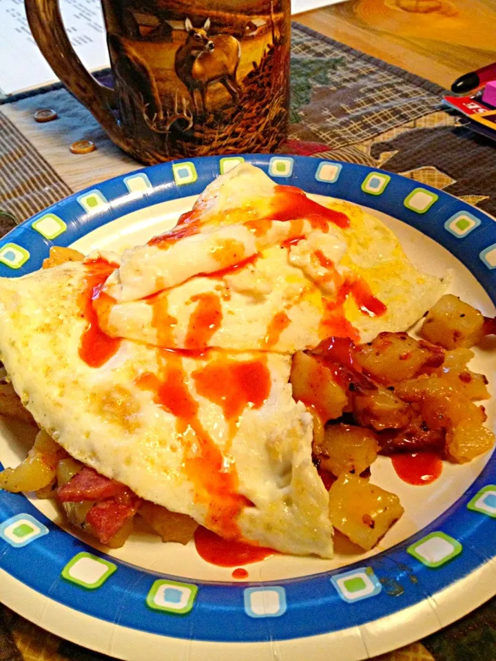 North woods eggs and venison hash.|amyさん