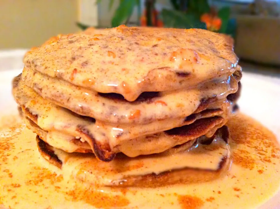 Banana/pumpkin spice pancakes|Abigailさん