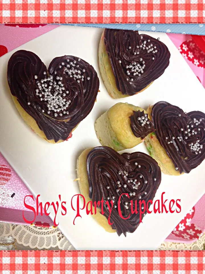 Heart Choco cupcake|Shey's Party CupCakesさん