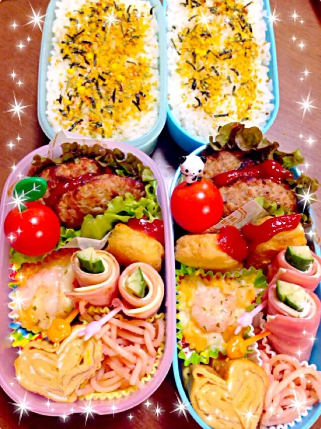 娘のお弁当＆息子の塾弁当⭐️|みきさん