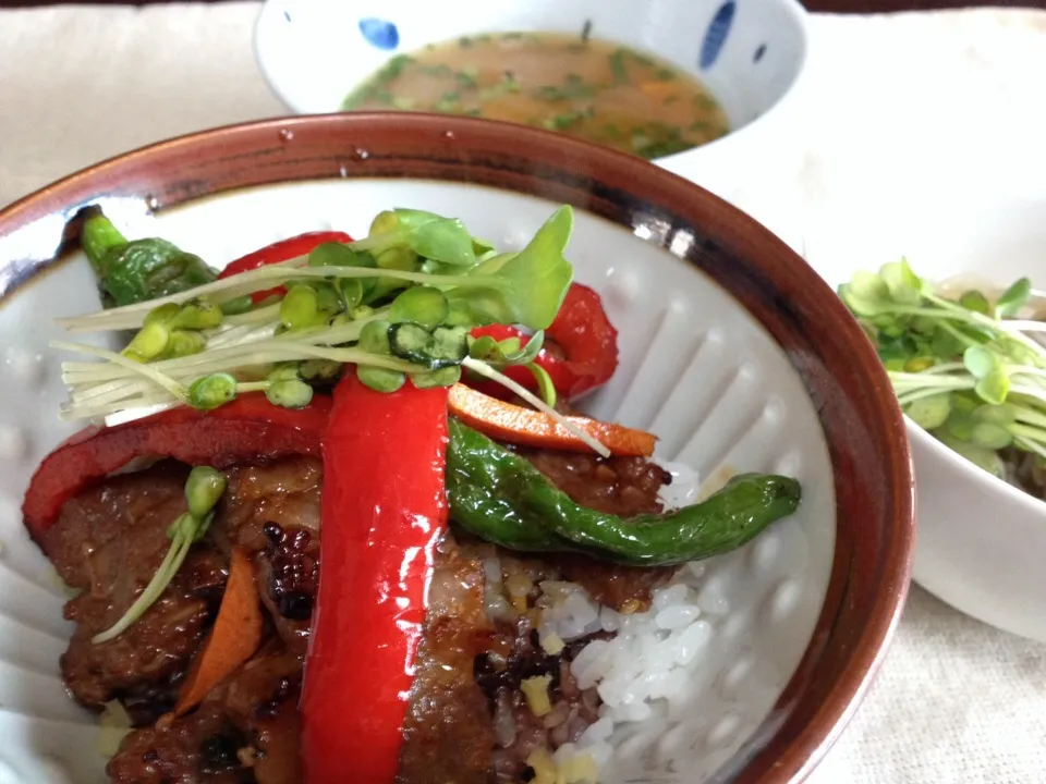 Snapdishの料理写真:カルビ丼|ひろりんさん