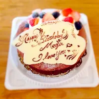 父からの誕生日ケーキ|まるのめぐさん