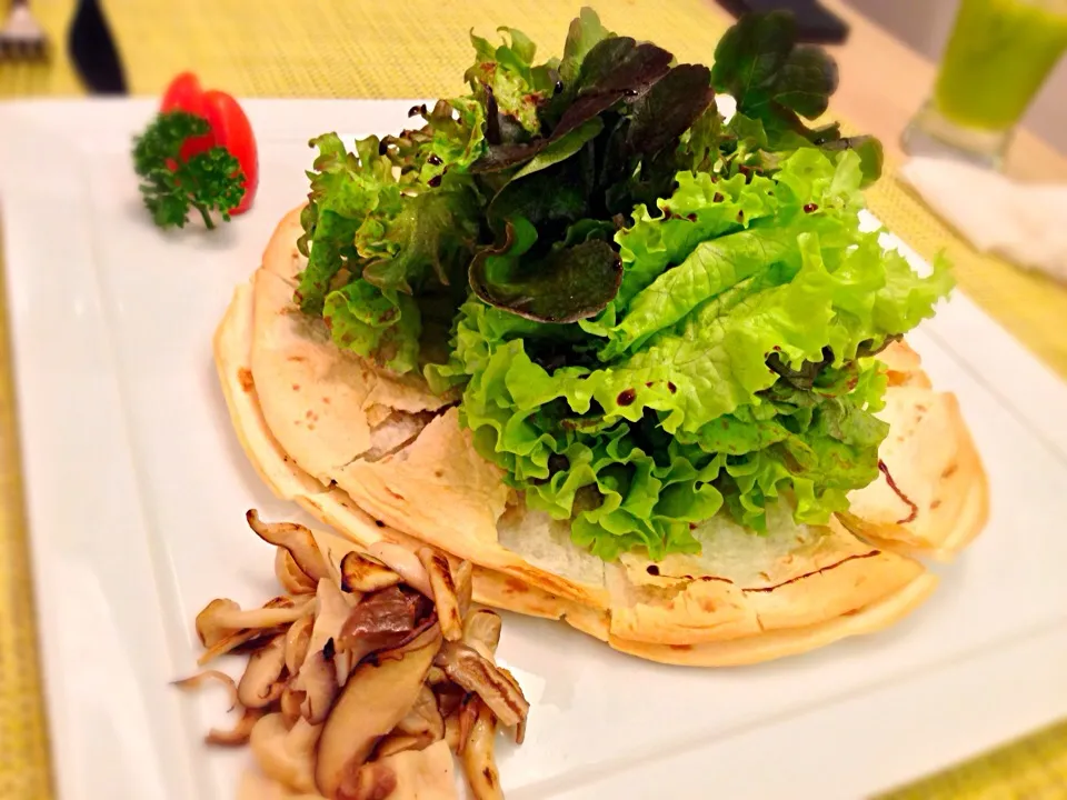 Truffle cheese tortilla @ Nice green|Larry Chuさん