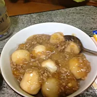 里芋と挽肉のあんかけ風煮物|宏樹さん