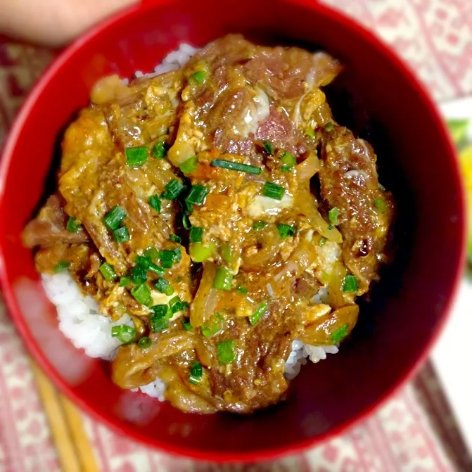 Snapdishの料理写真:カルビー丼|2boy mamさん