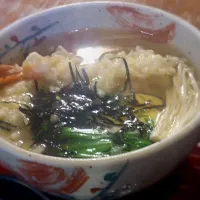 Snapdishの料理写真:天ぷら にゅうめん|たいがーくんさん