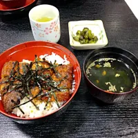 Snapdishの料理写真:三河一色産 鰻ひつま丼|Kenichi Watanabeさん