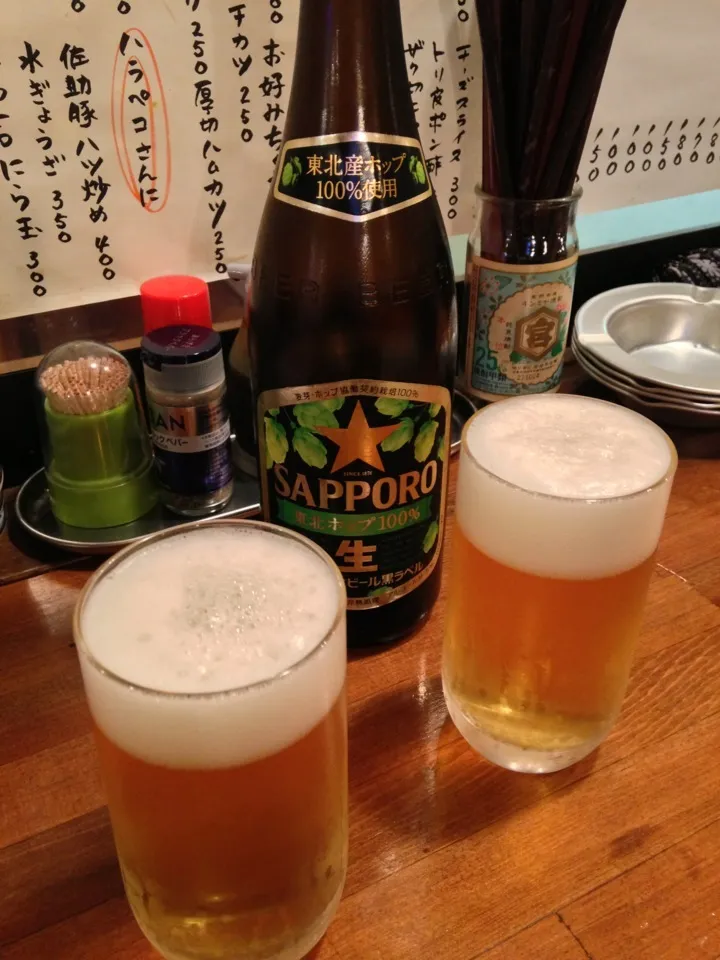 Sapporo Draft Beer with 100% Tohoku Hops|PegaOさん