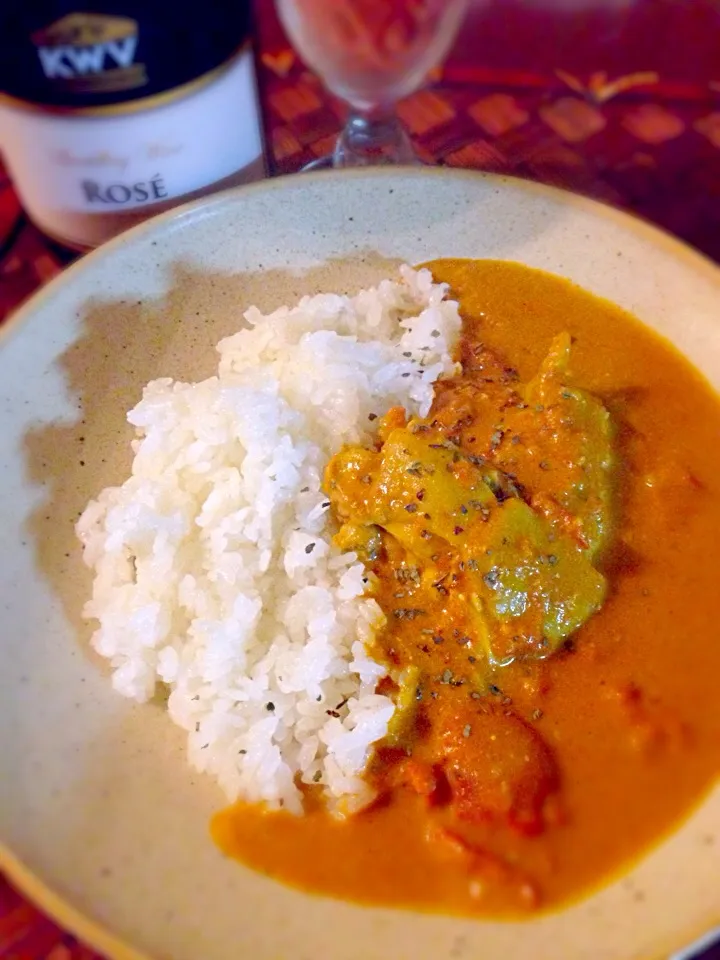 Snapdishの料理写真:Butter chicken curry🔥ﾊﾞﾀｰﾁｷﾝｶﾚｰ|🌈Ami🍻さん