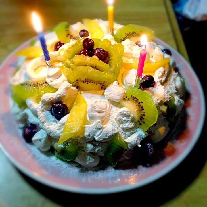 Snapdishの料理写真:Happy Birth Day私( ´ ▽ ` )ﾉケーキ！|Ayakoさん