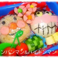 ｷｬﾗ弁♪アンパンマン＆バイキンマン(￣∇￣*)|るんさん