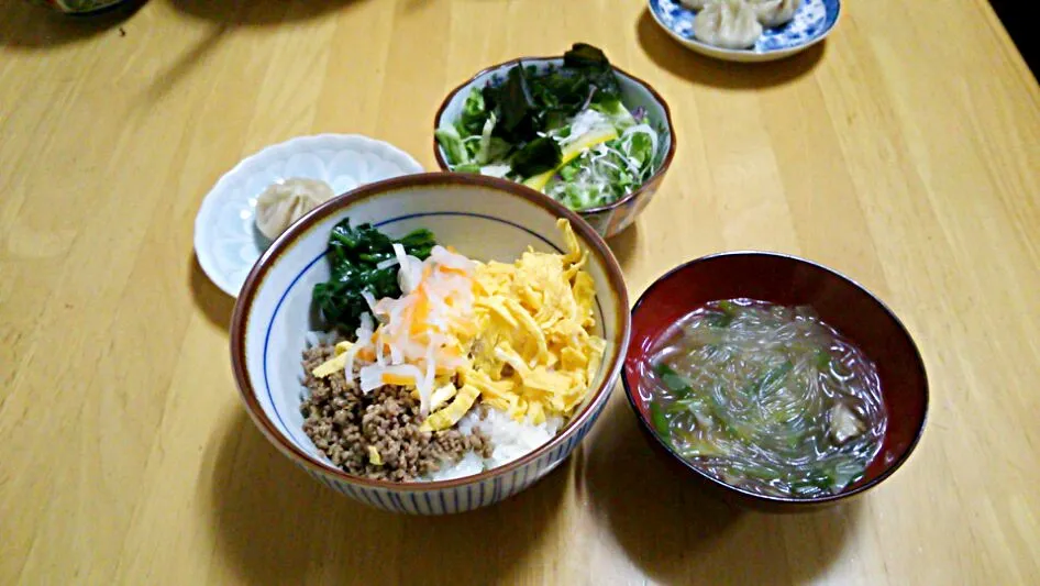 ビビンバ定食|佐竹真梨子さん