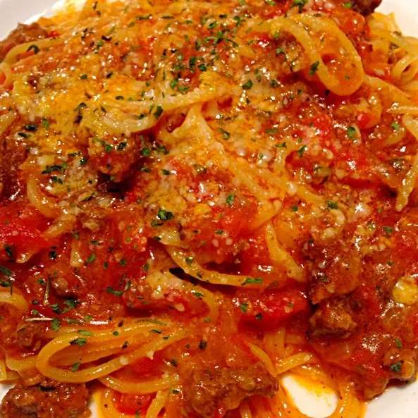 Meat Sauce Pasta|andrewさん