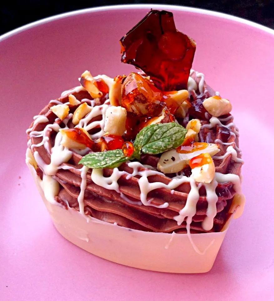 Snapdishの料理写真:Chocolate#almonds#caramel|ikkiaさん