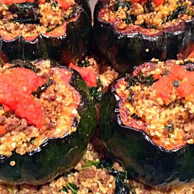 Stuffed Acorn Squash|http://melissasmenu.wordpress.com/さん