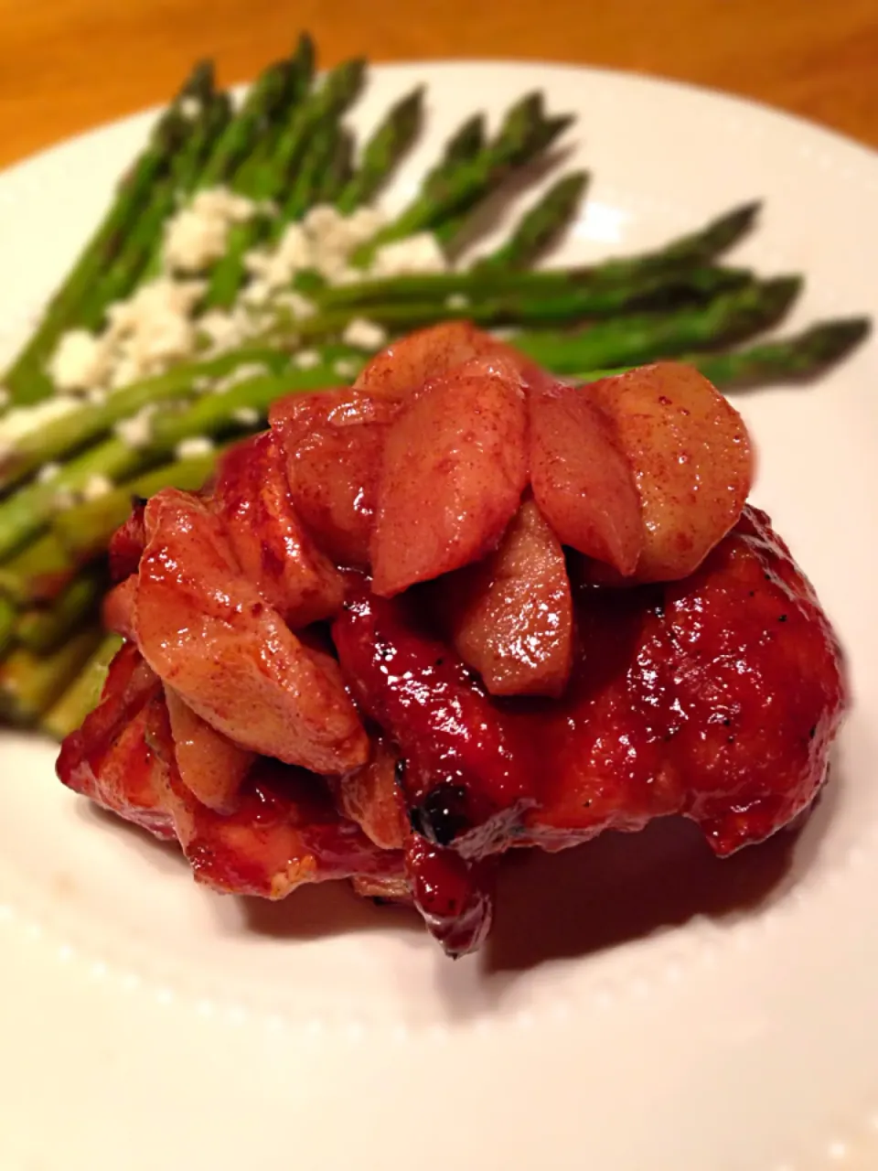 Uncle Gary's Gourmet Zesty Apple BBQ roasted Roma apples on top|Gary Langerさん