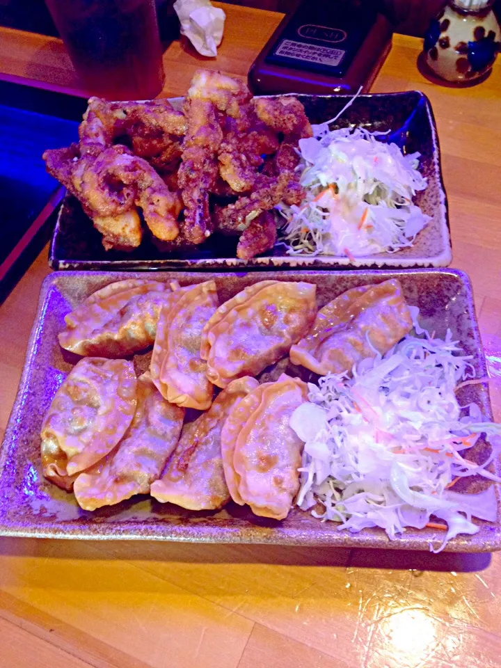 Fried Squid & Chinese Gyoza at Restaurant GEN|Jenna Dさん