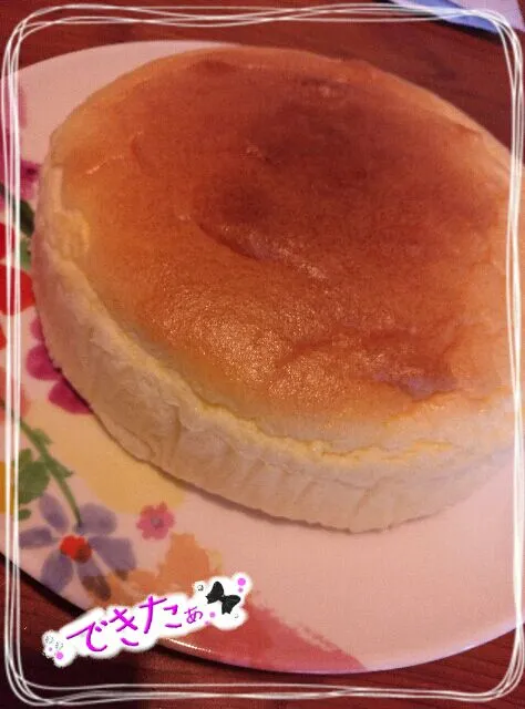 Snapdishの料理写真:ふわふわチーズケーキ (*´ｪ｀*)|mii_t(oﾟｪﾟo)t_iiさん