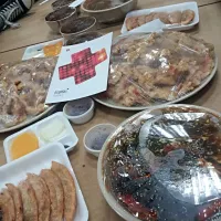 Snapdishの料理写真:졸전날 짜장면과 탕수육|JWさん