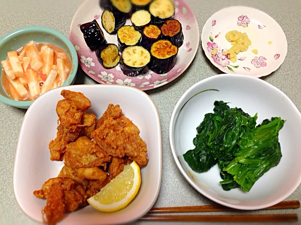 Snapdishの料理写真:今日の夕飯|クッキーモンスターさん