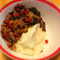 Red Chard Hash with Mashed Potatoes|erika zumwaltさん