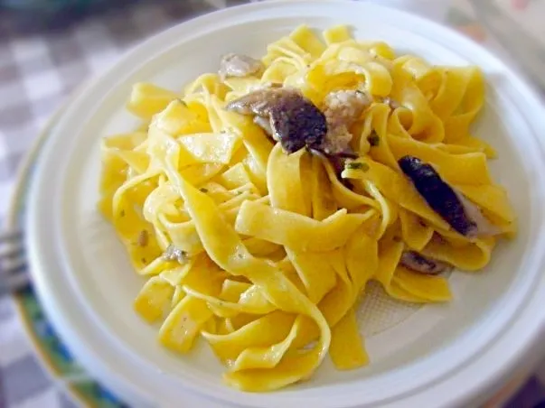 Wild mushroom fettuccine|aястасияさん