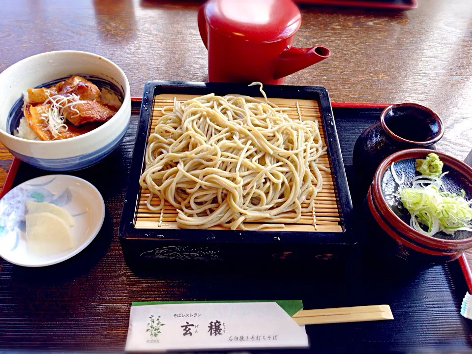 せいろ蕎麦＋プチ豚丼🐷|Rieさん