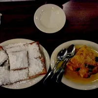 Dessert: Bignets & Bread Pudding with Raisins!|Ayana Johnsonさん