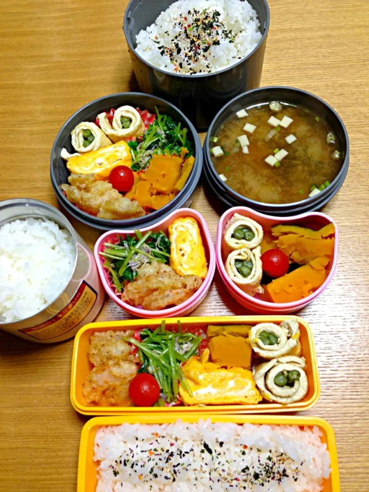 １１月５日三人弁当|川上千尋さん