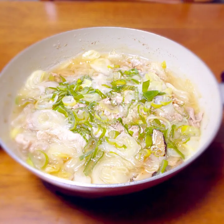 蒸し鍋の生姜餡かけ|舐め子さん