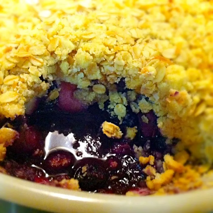 Blueberry and apple crumble|jessさん