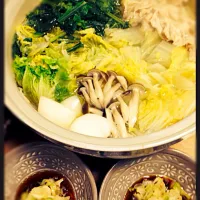 Snapdishの料理写真:白菜と蕪の水炊き