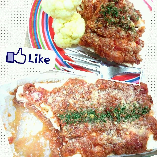 豆腐のlasagna風、カリフラワーのcurrypickles|Rogerinaさん