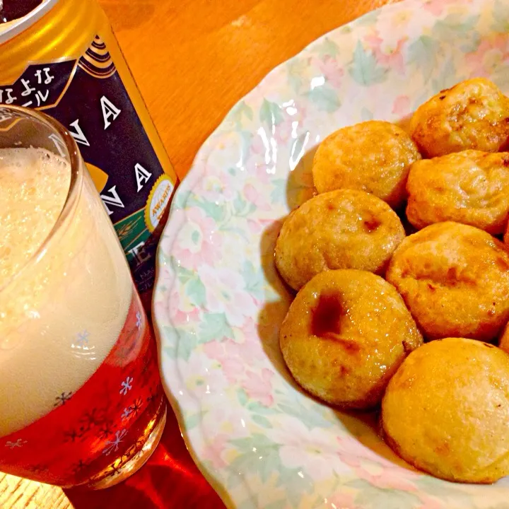 今日は簡単にたこ焼きとビール|Yuri Nakanishiさん