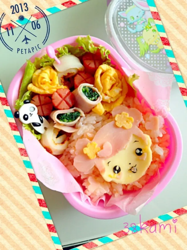 Snapdishの料理写真:プリキュア あいちゃん弁当♡|sayamamaさん