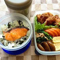 Snapdishの料理写真:相方君弁当|満腹梅子さん