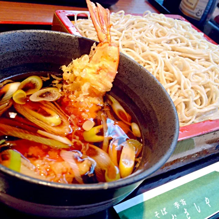 海老天南蛮そば つけ麺|炊かれたいオトコ おこん 小栁津さん