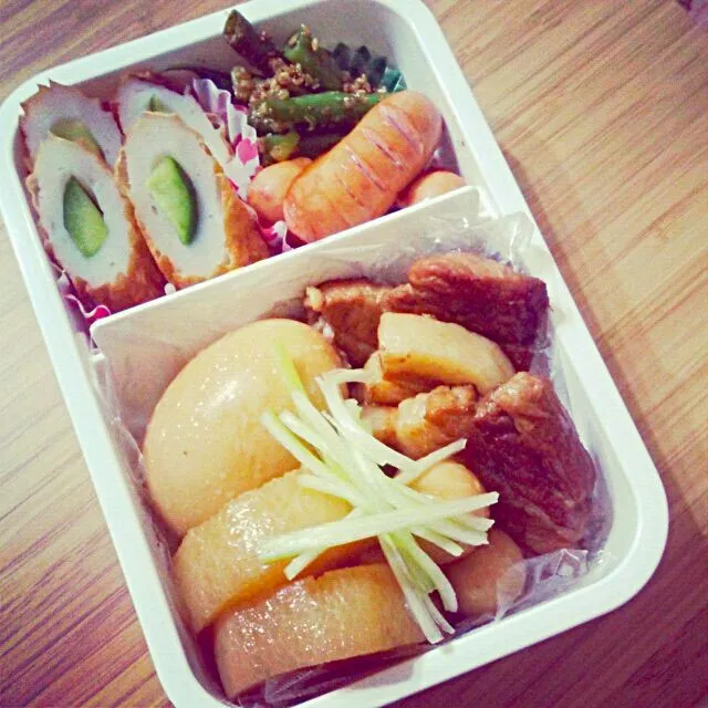 昨日の残り角煮弁当☆|Keikoさん