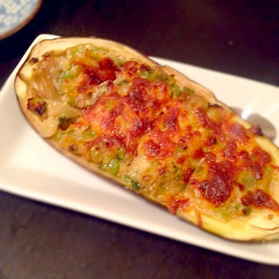 Eggplant miso gratin 茄子ネギ味噌焼き|Miko Koizumiさん