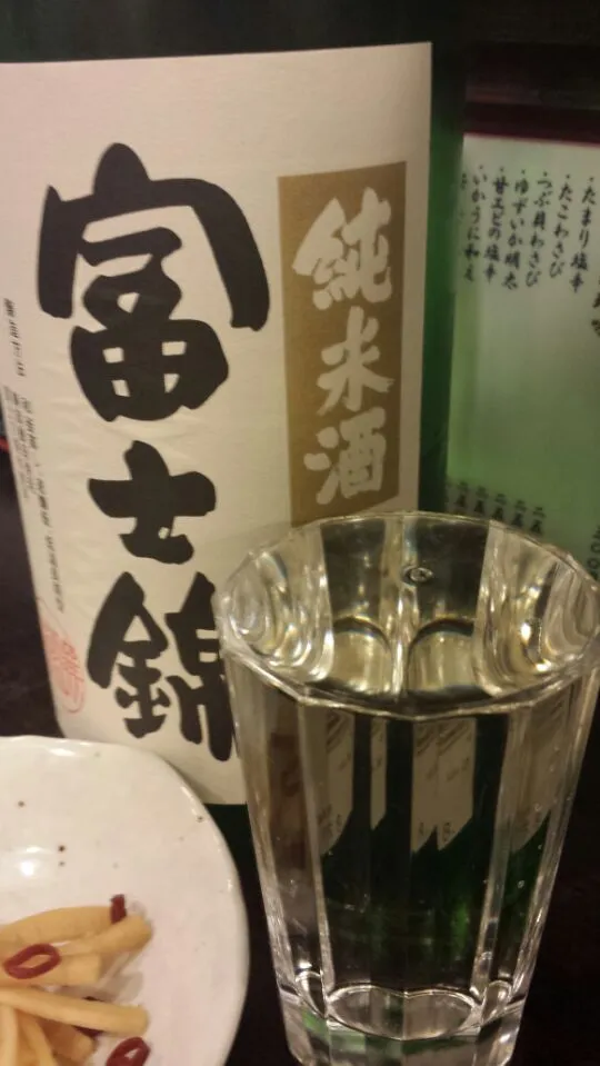 【高田馬場 静岡おでん ガッツ】静岡の日本酒 富士錦|うめロクさん