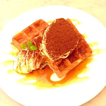 Tiramisu and Waffle|andrewさん