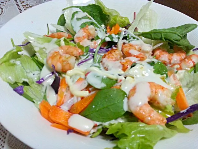 shrimp veg salad|Jessica Perezさん