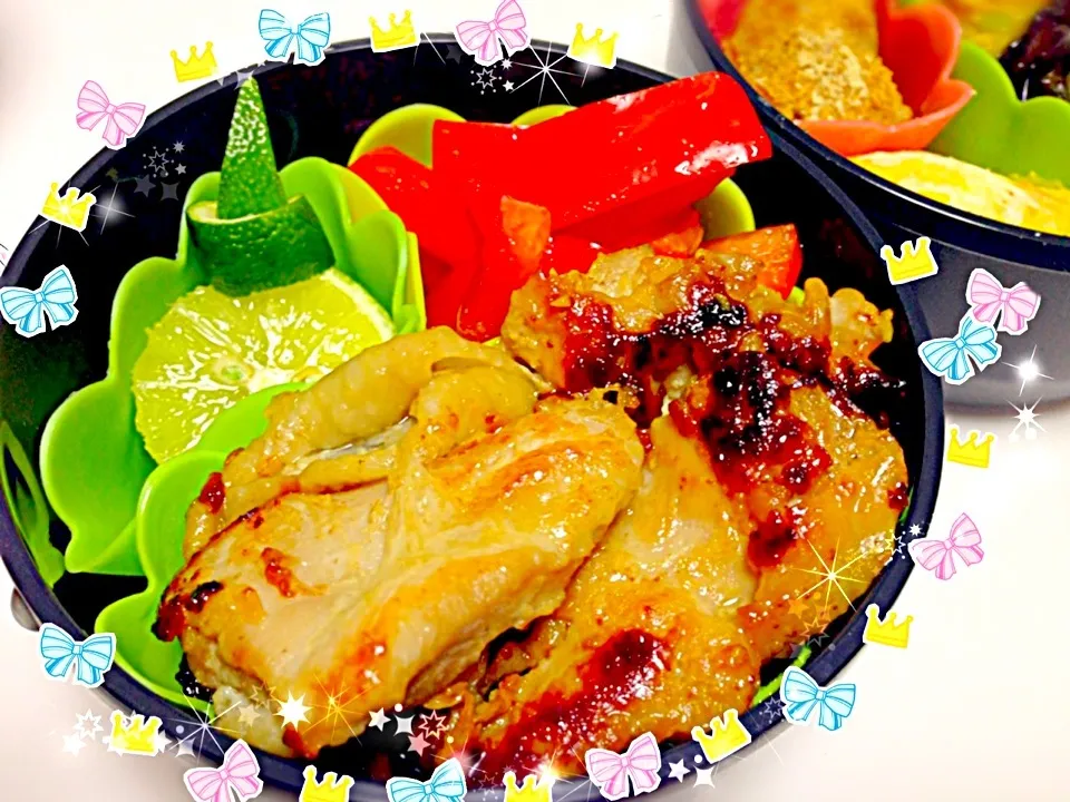 前夜に漬け込むだけ〜弁当🐔|ちまさん