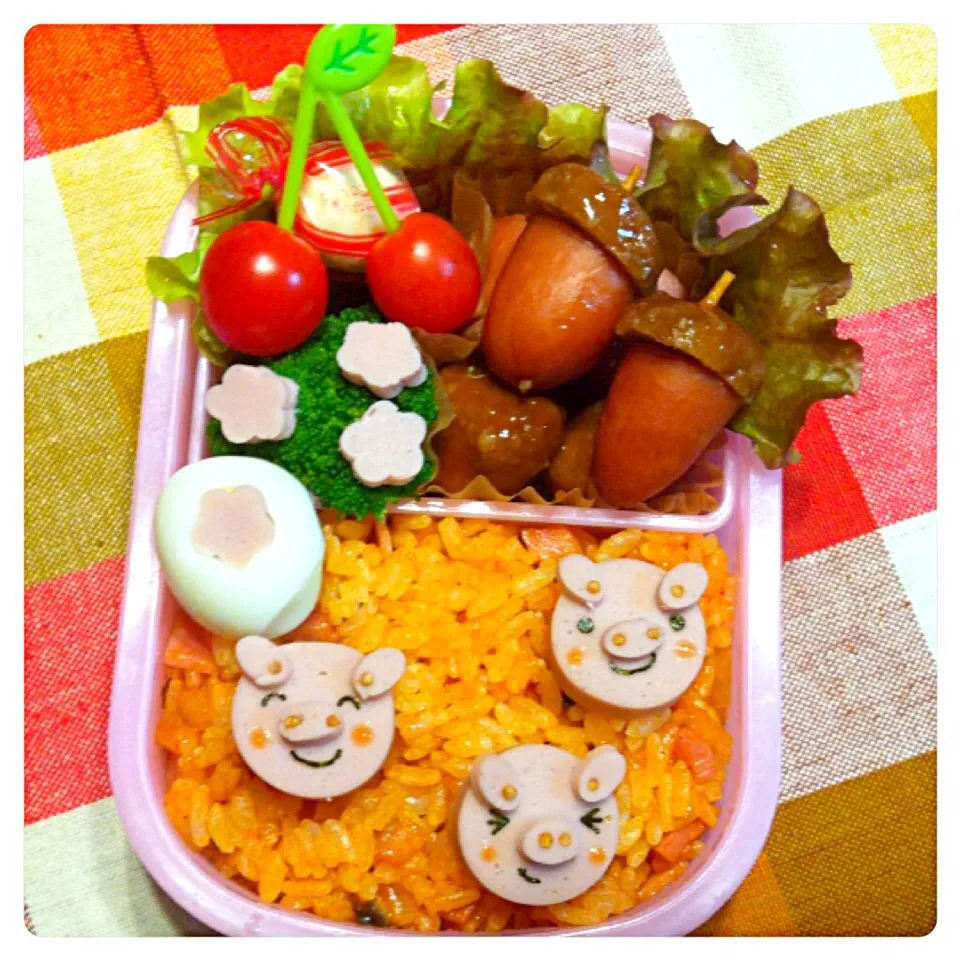 子ども弁当|さとみ (satomi_foodart)さん