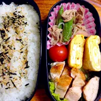 Snapdishの料理写真:11月7日旦那弁当|りこひまさん