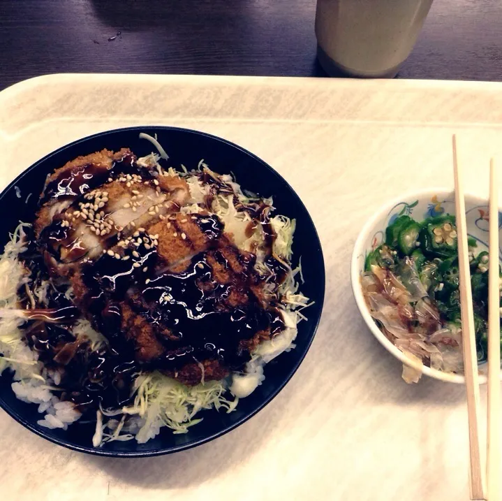 ソースカツ丼|さきさん