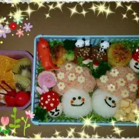 Snapdishの料理写真:小学校秋のお出かけお弁当♬*゜|HIRAI ♬*゜さん