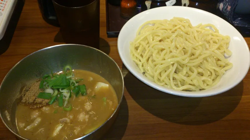 Snapdishの料理写真:牛ホルつけ麺(大盛)|コロさん