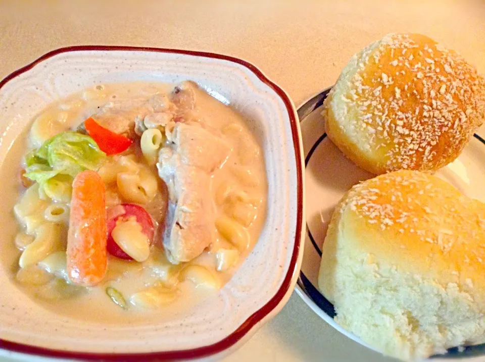 Chicken macaroni soup|Ayel Santellaさん