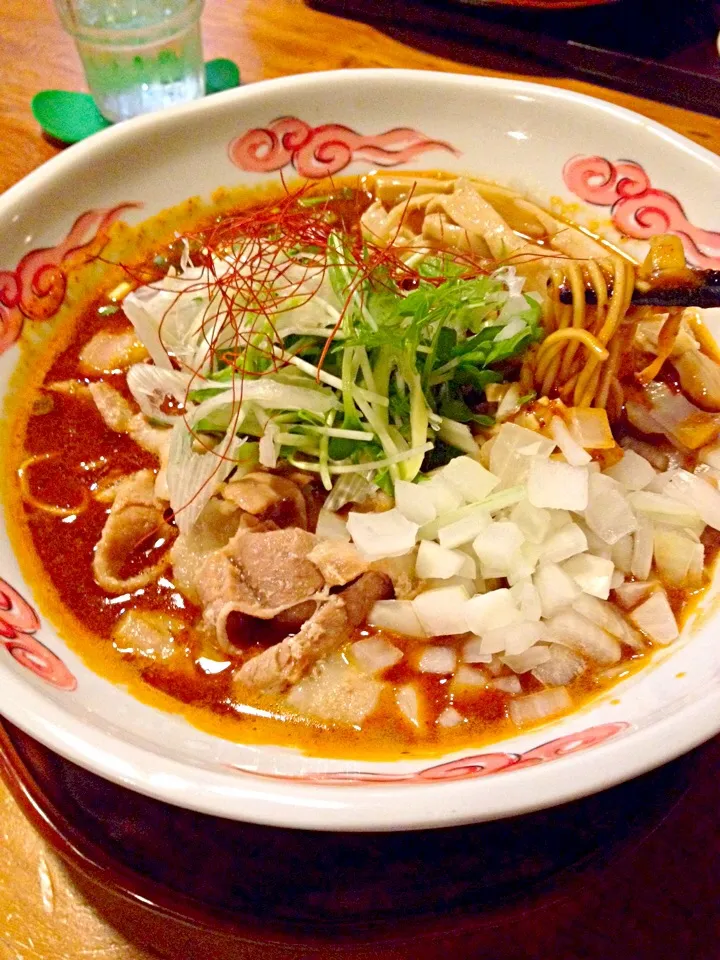 Snapdishの料理写真:赤玉パンチらー麺|原田 孝之さん